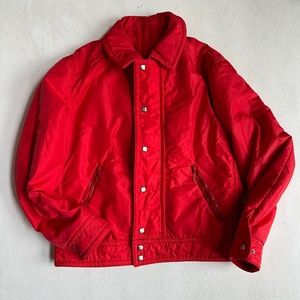 Vintage Head Red Puffer Jacket